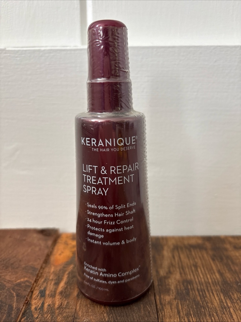 New Sealed Keranique Lift & Repair Treatment Spray 3.4 fl oz Hair